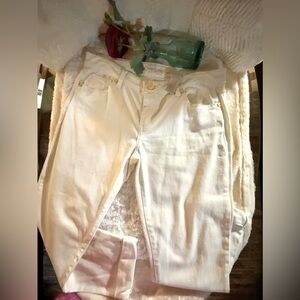 BABY PHAT - White denim 5 pocket capri. Sz 11